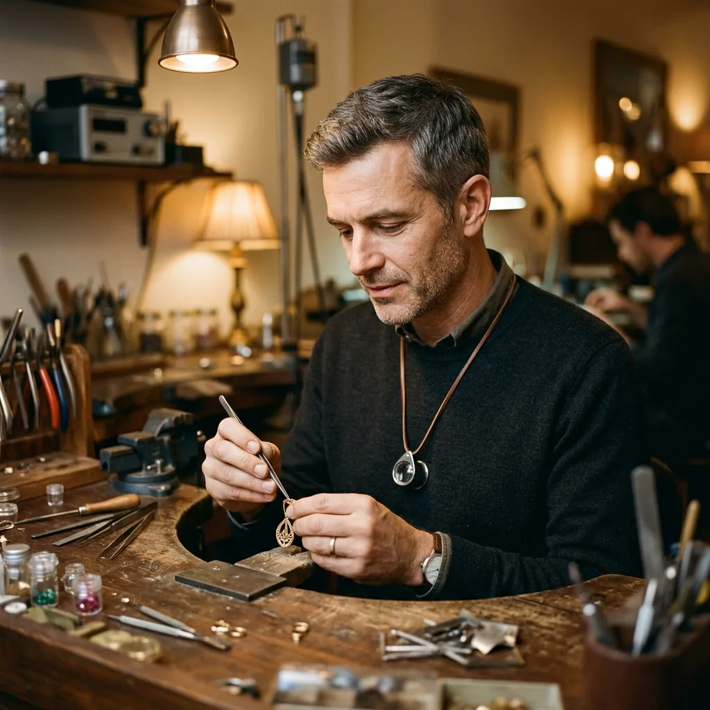 Daniyar Akhmetov, jeweler and workshop lead